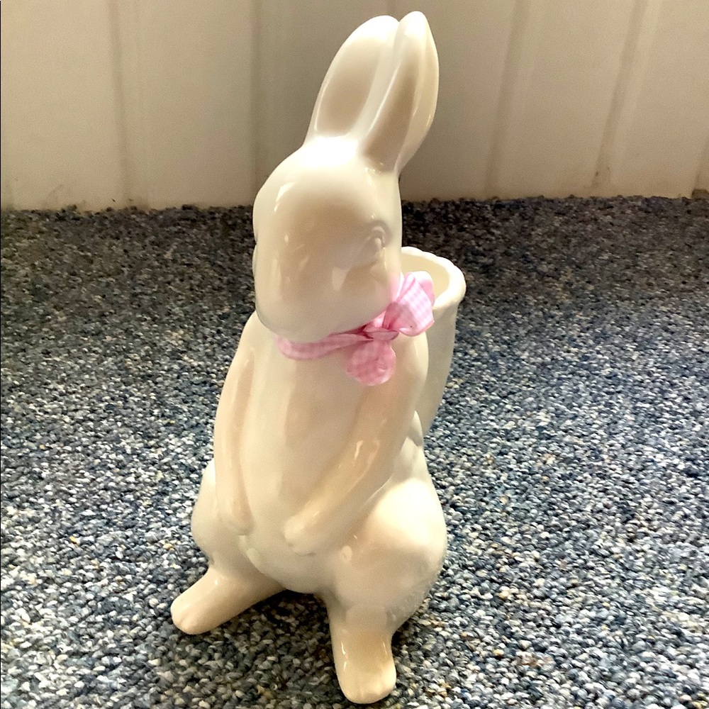 Rae Dunn Easter Bunny with Basket